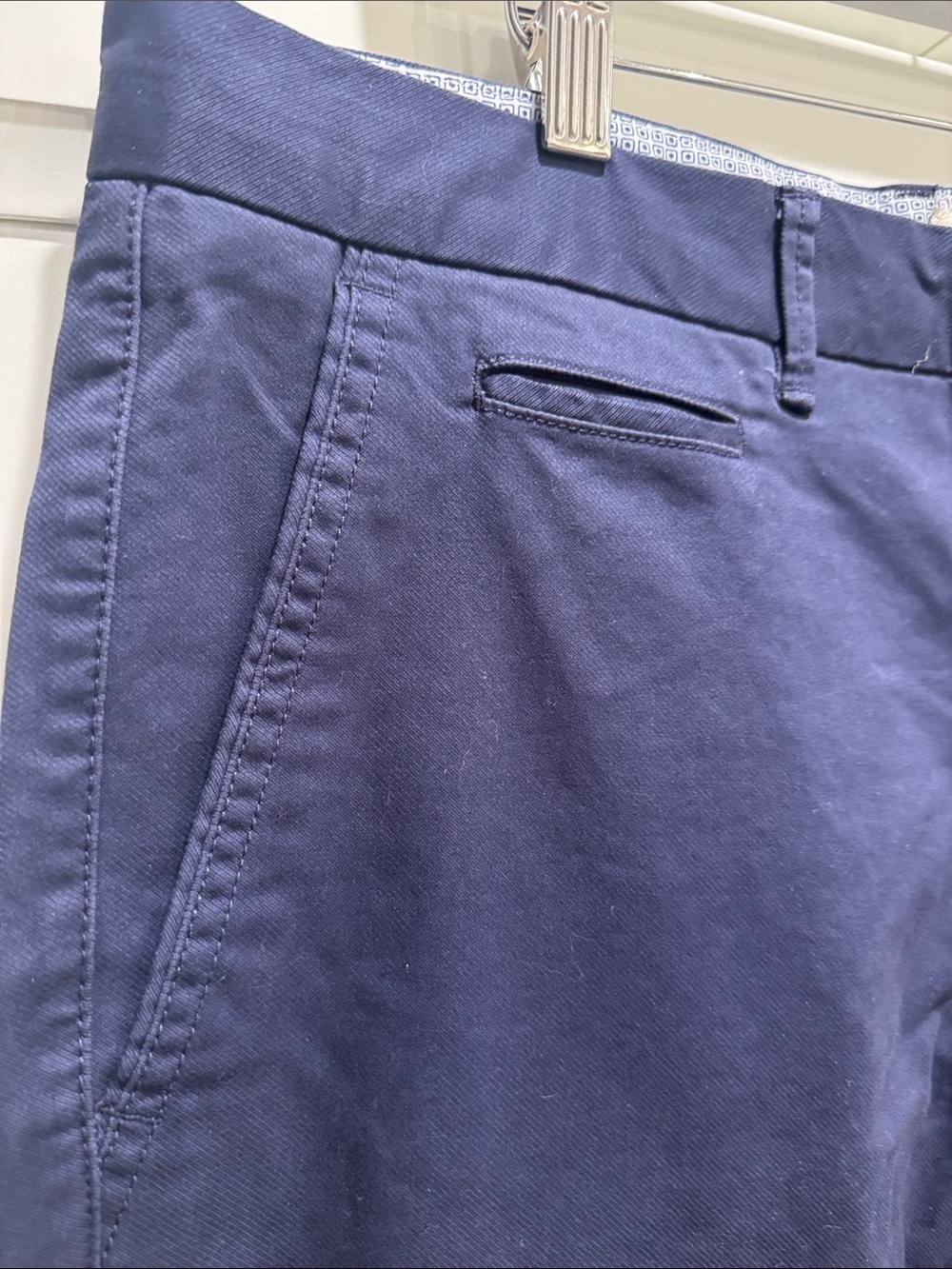 Perk NWT Stretch Chino Pants Navy Blue Slim Fit Men’s Size 36X32 - Picture 5 of 7